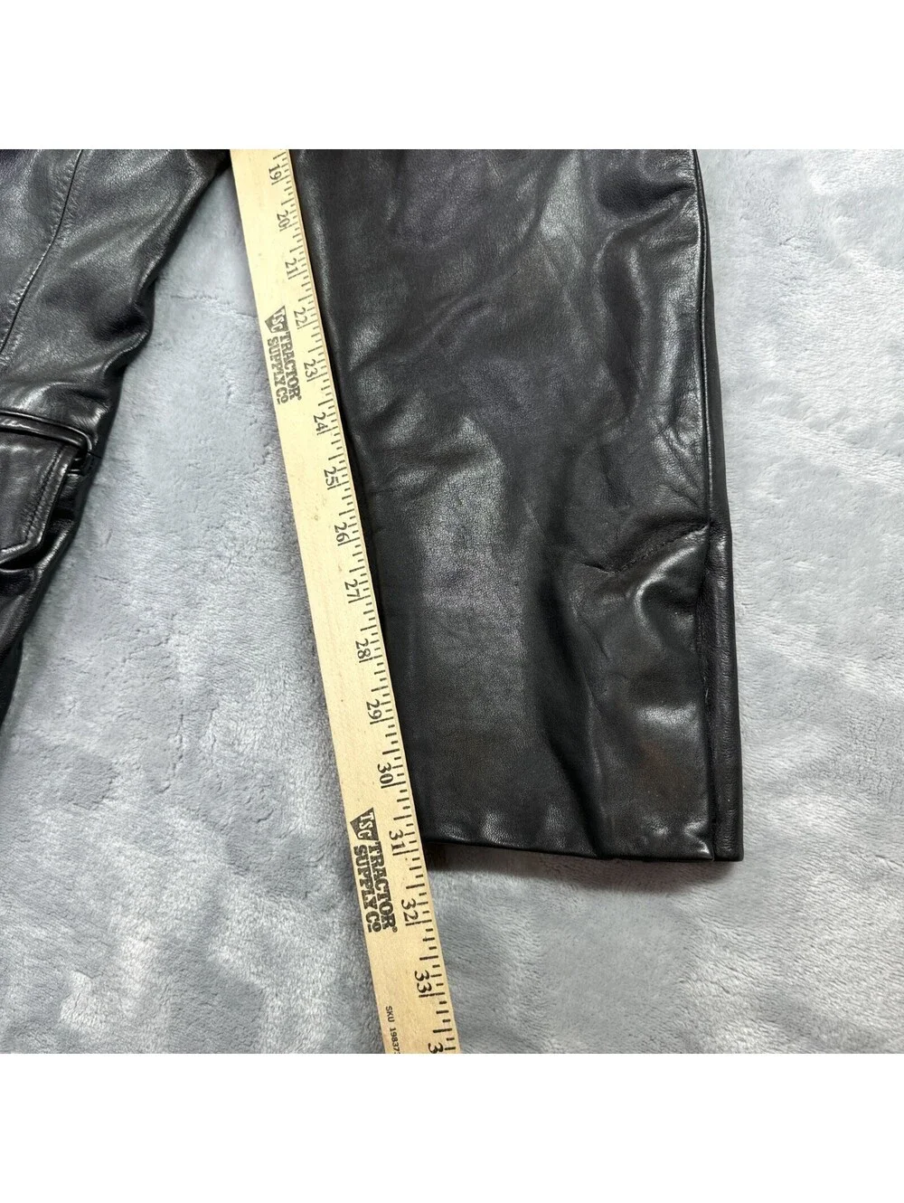 Banana Republic Heavy 100% Full Grain Brown Leather Sz Med 3 Button Blazer